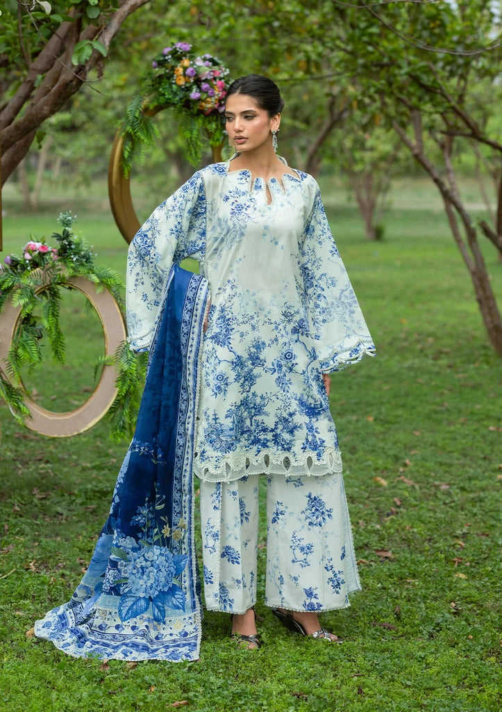 Elaf Bridgerton Prints Lawn – EPB-7B FIORI D'AVORIO