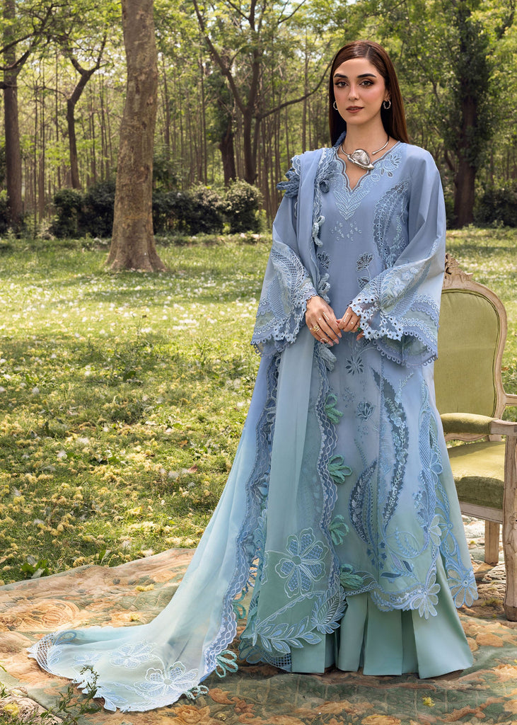 Crimson Tasawar Luxury Lawn – ALL THINGS OMBRE - D1 A