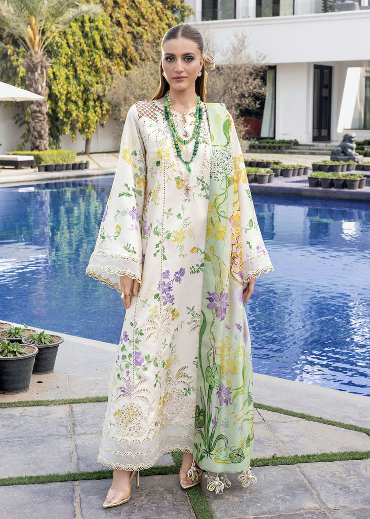 Crimson Flow Luxury Lawn – TROPIC TEASE - D4A