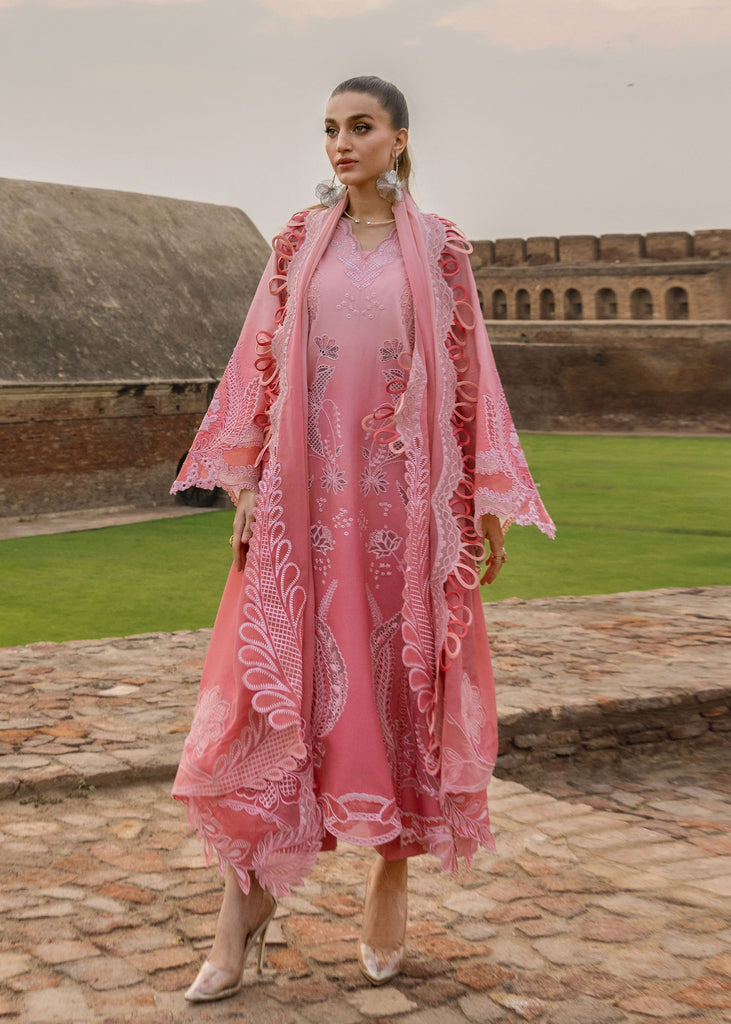 Crimson Tasawar Luxury Lawn – ALL THINGS OMBRE - D1B