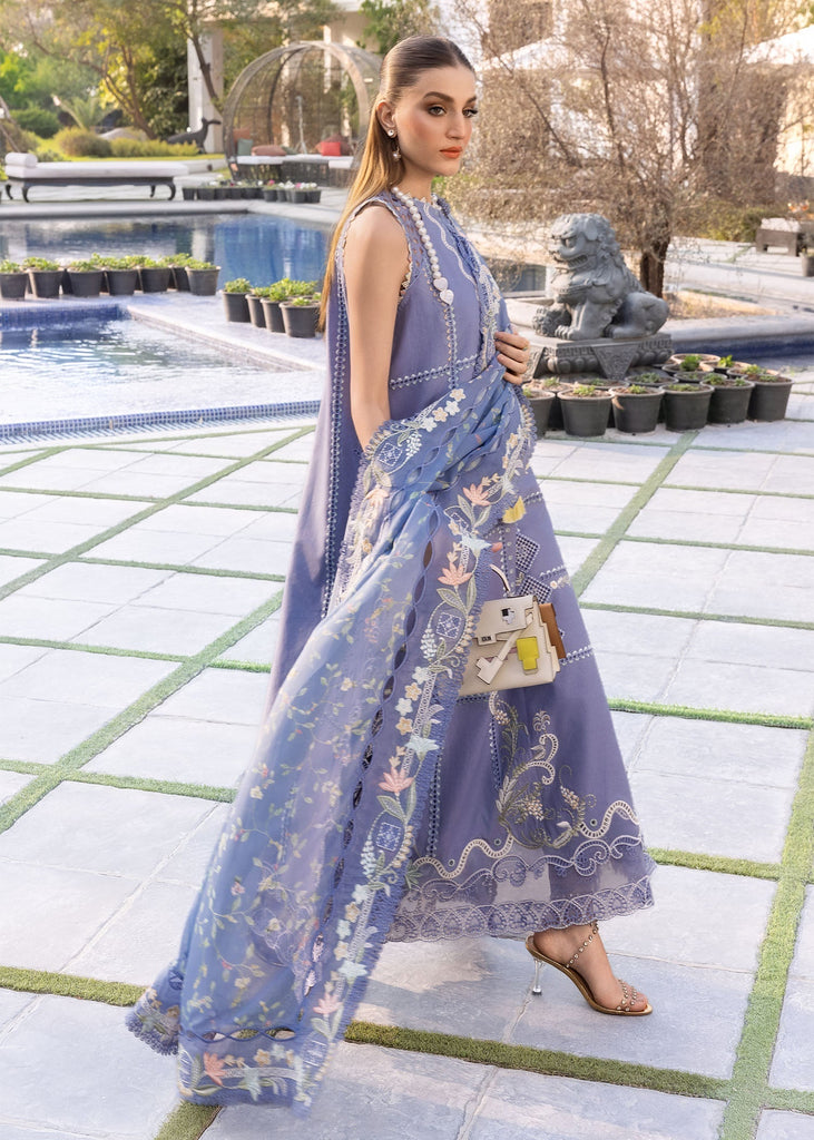 Crimson Flow Luxury Lawn – FLORAL SERENITY-D1B