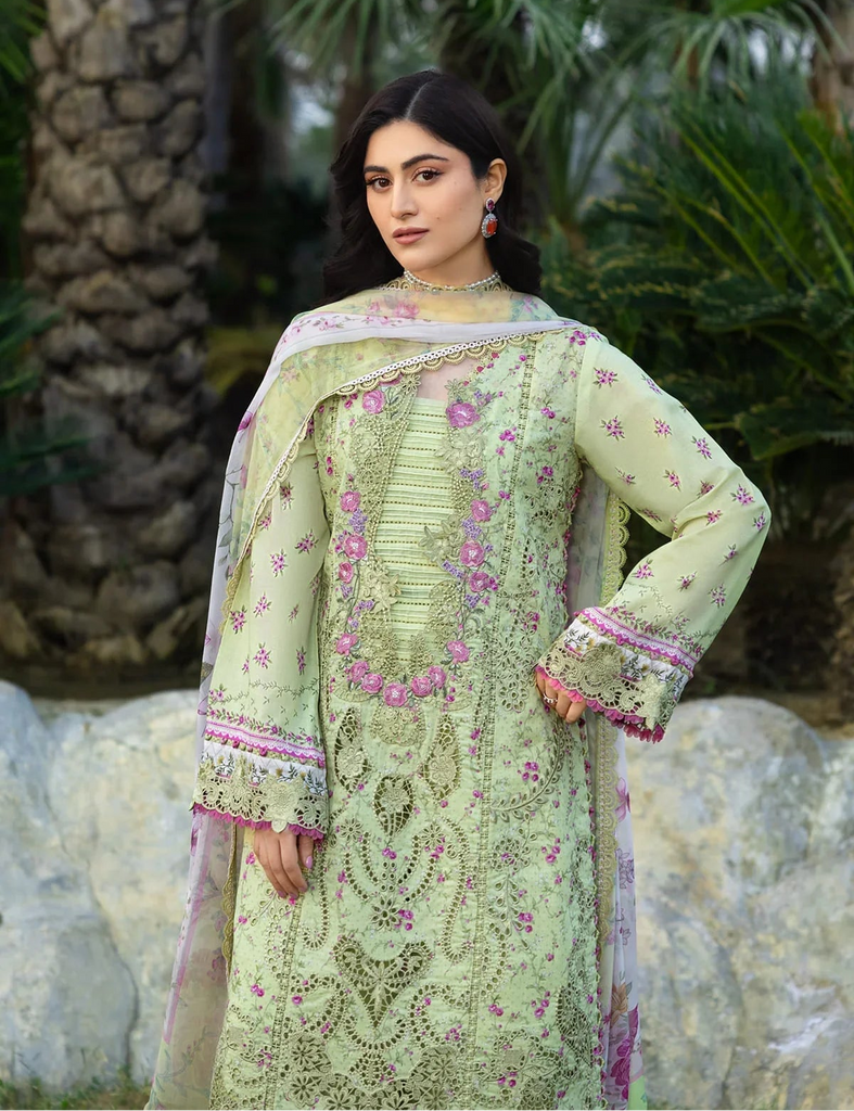 Elaf Chikankari Lawn Prints – ERC-2A HINA