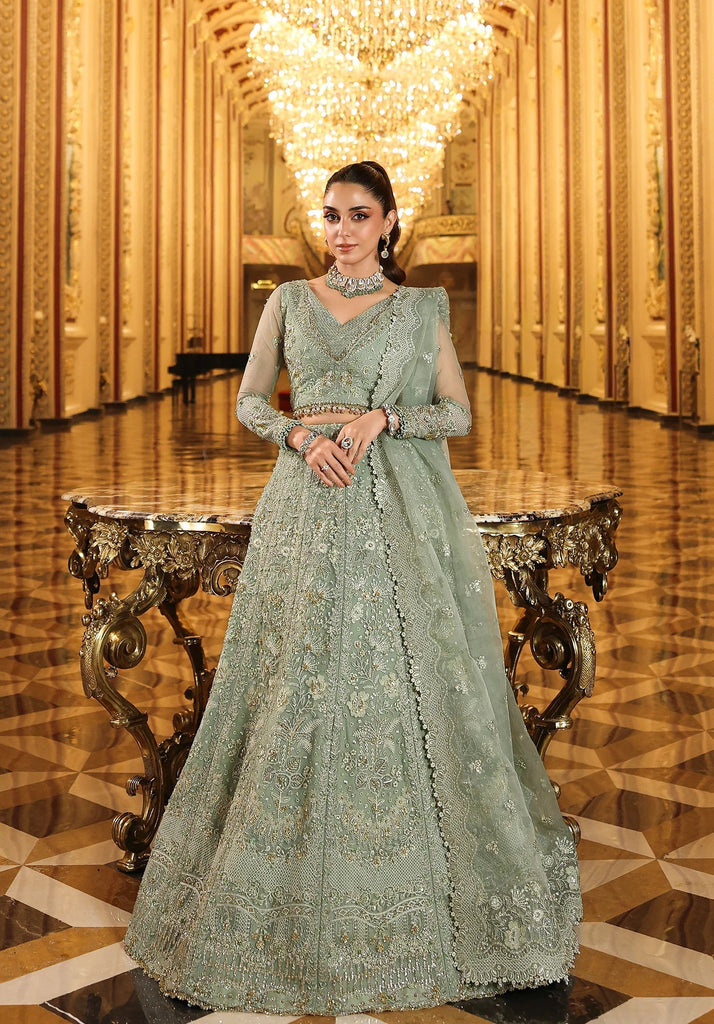 Elaf Stardom Luxury Handwork Wedding Formals – ESH-03 LIME LIGHT