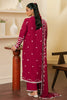 Cross Stitch Mahiri – Rose Impression - 3Pc Embroidered Cambric Suit