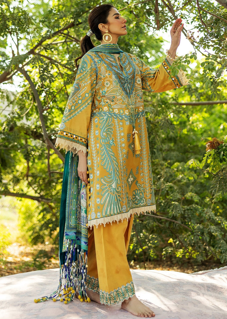 Sadaf Fawad Khan Siraa Luxury Lawn – LIANA - B