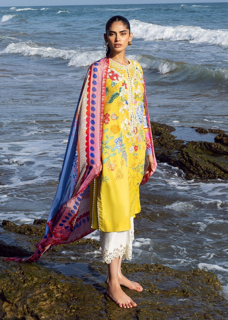 Sadaf Fawad Khan Siraa Everyday Lawn – Sea Flora