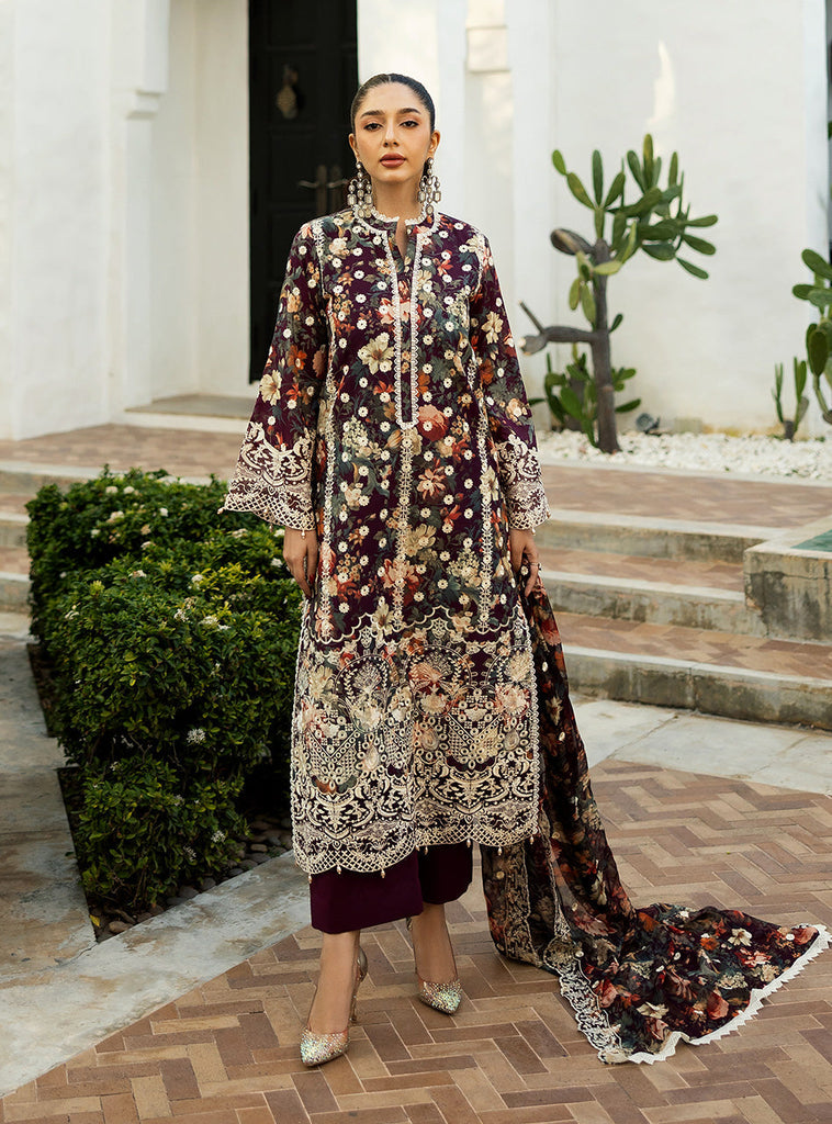 Zainab Chottani Chikankari Luxury Lawn – Reeya - 10B