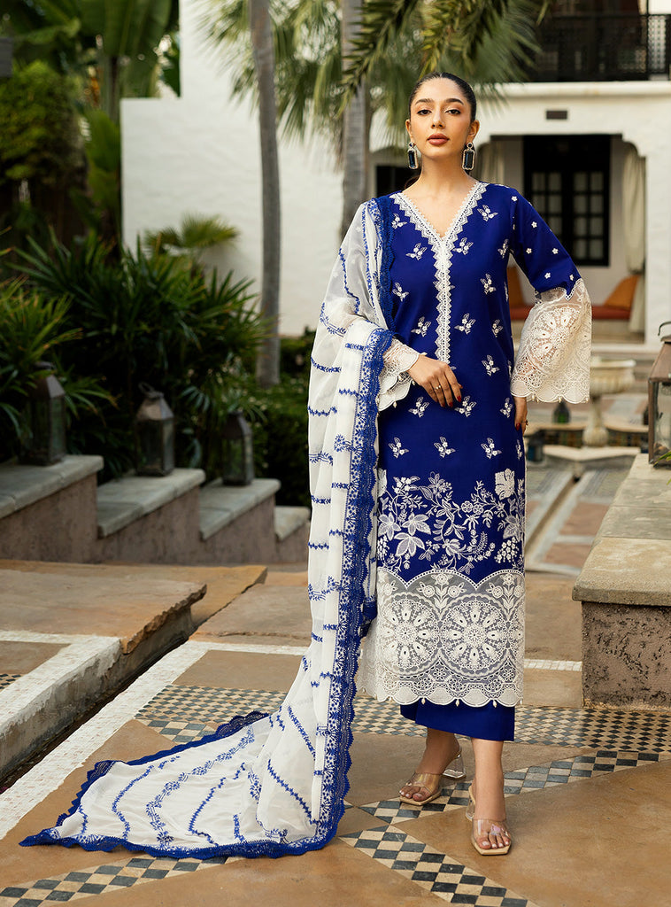 Zainab Chottani Chikankari Luxury Lawn – Sia - 11B
