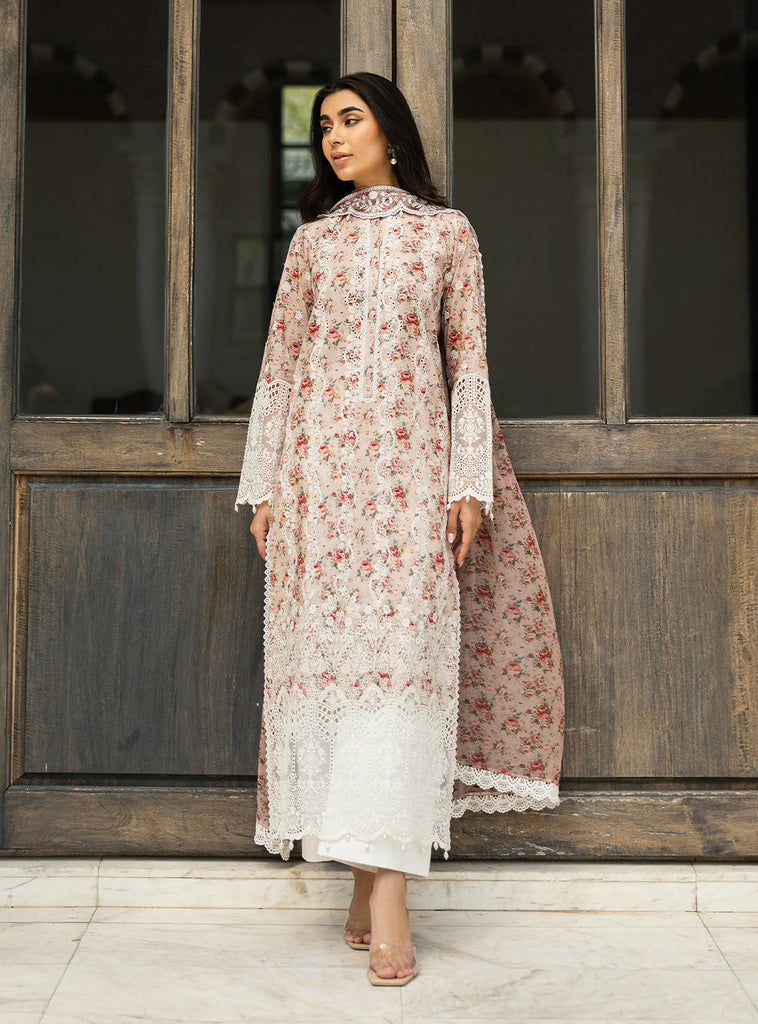 Zainab Chottani Chikankari Luxury Lawn – Lamia - 9A