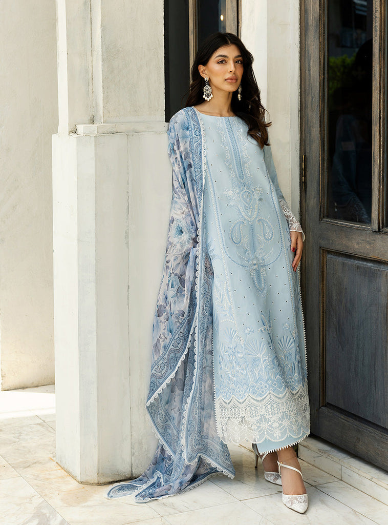 Zainab Chottani Chikankari Luxury Lawn – Liyah - 7B