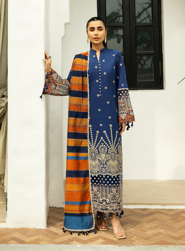 Zainab Chottani Chikankari Luxury Lawn – Elma - 3B