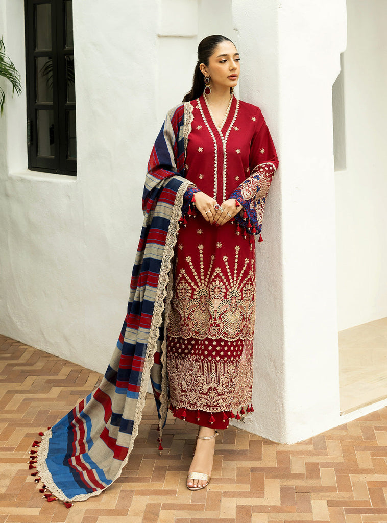 Zainab Chottani Chikankari Luxury Lawn – Elma - 3A