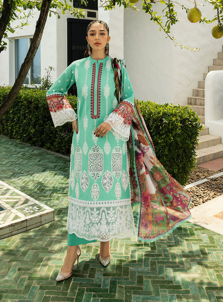 Zainab Chottani Chikankari Luxury Lawn – Rayne - 12B