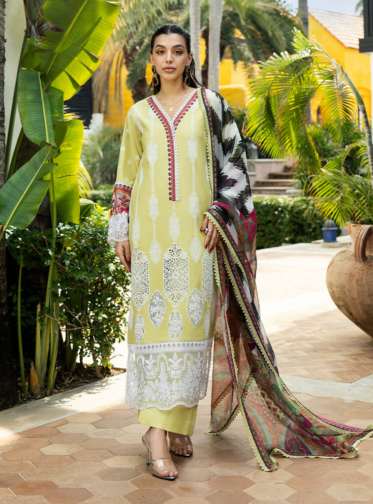 Zainab Chottani Chikankari Luxury Lawn – Rayne - 12A