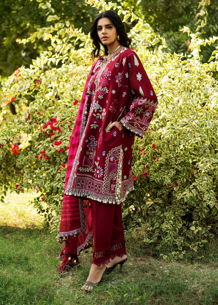 Sadaf Fawad Khan Siraa Luxury Lawn – WISTERIA - B