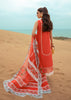 Crimson X Saira Shakira Luxury Lawn 2024 – Stars of Fire - Fiesta Coral