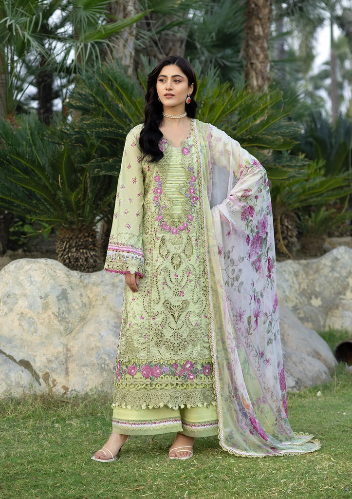Elaf Chikankari Lawn Prints – ERC-2A HINA