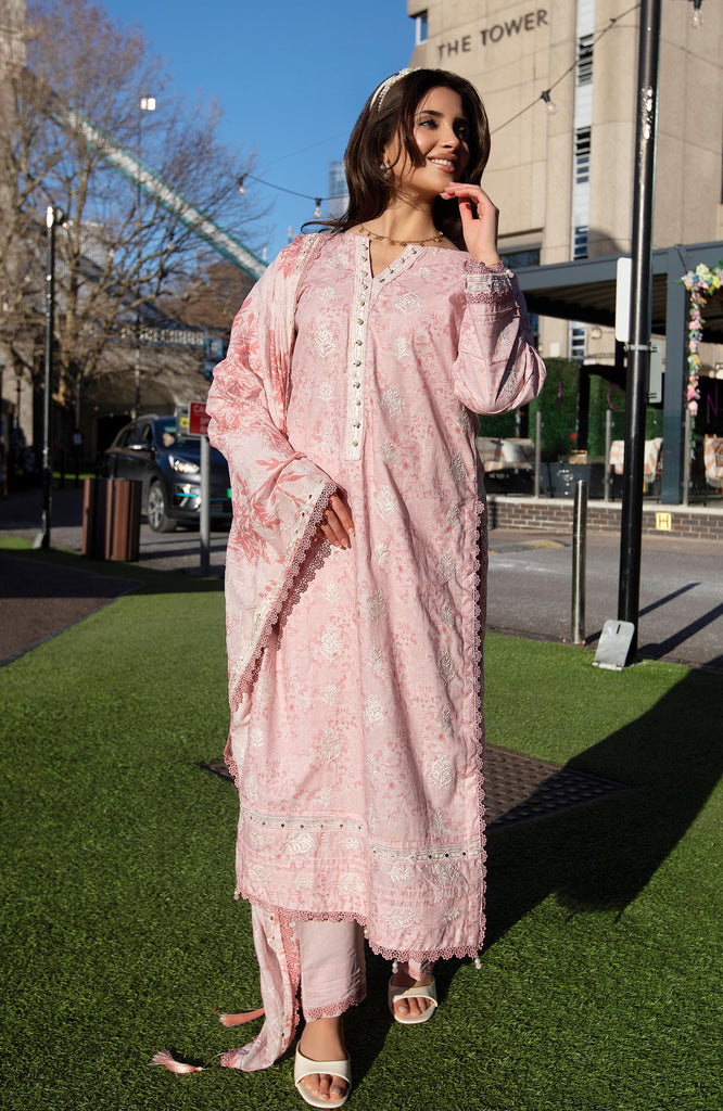 Al Zohaib Dhagakari Lawn  – DKE-26-04