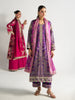 Gulaal Aira Printed Silk Formals – Plum Noir
