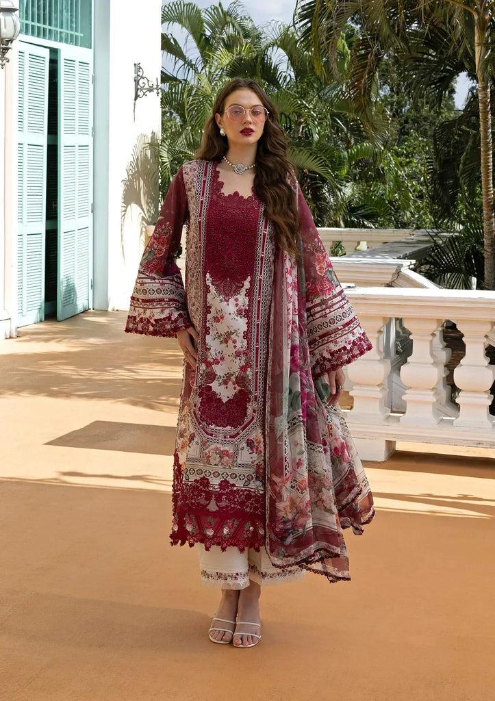 Elaf Signature Embroidered Lawn Prints – ESA-2B RUBY LADY