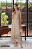 Saadia Asad Eid Luxury Schiffli Laserkari Lawn – D1- Beige