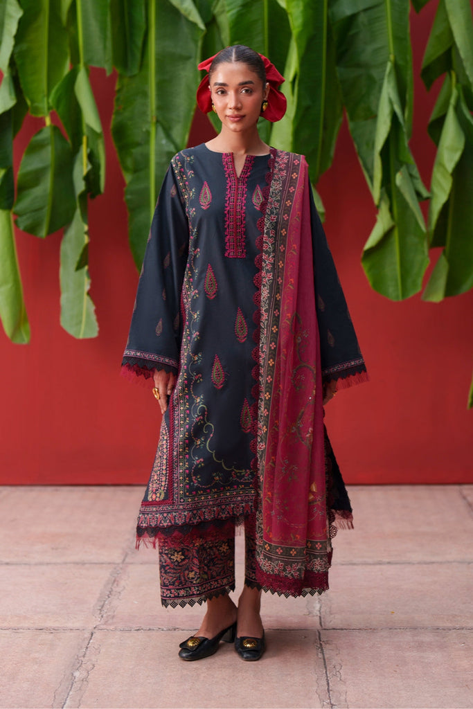 Saira Rizwan Laanem Luxury Lawn – AZAI-A-SRL26-03