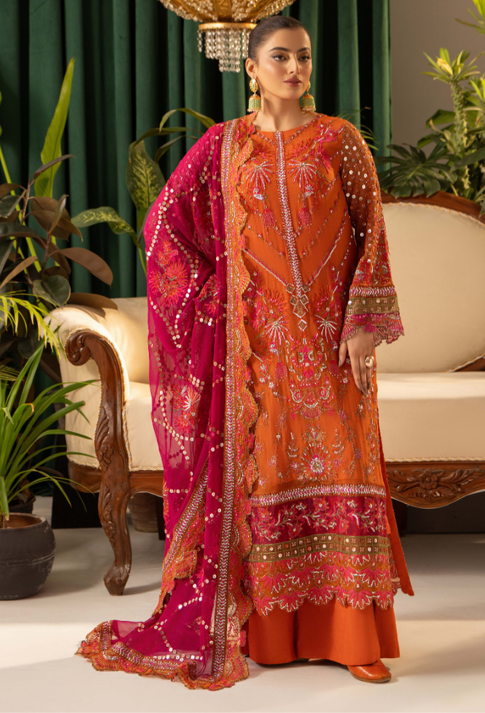 Humdum Luxury Chiffon Formals – D07