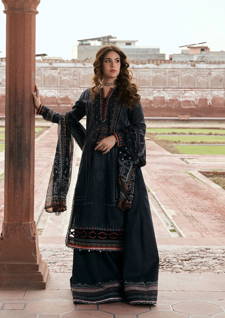 Kahf Prints Lawn – KPS-5A GUL-E-SIYAH