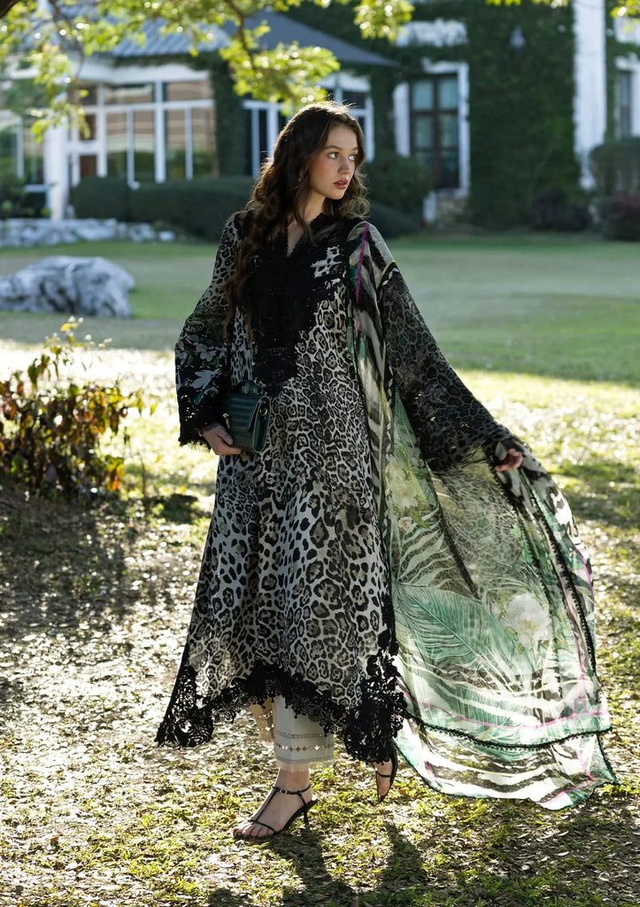 Elaf Signature Embroidered Lawn Prints – ESA-3A BELLADURNE