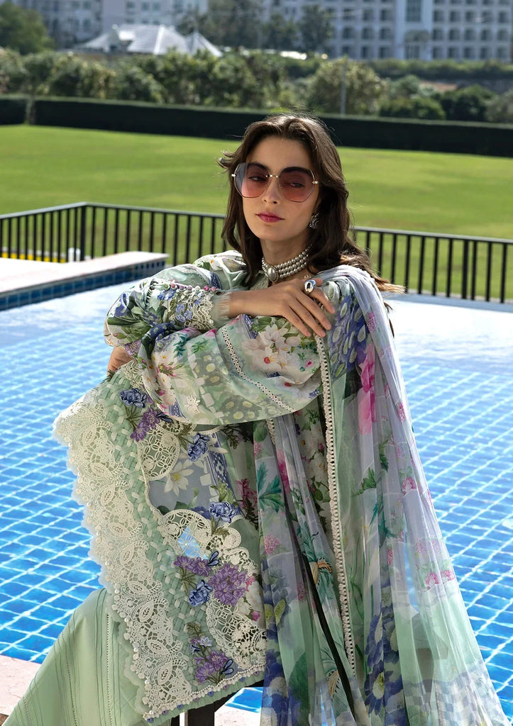 Elaf Signature Embroidered Lawn Prints – ESA-6B EVELINE WHISPER