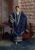 Kahf Karandi with Embroidered Chiffon – KKH-02  AZURE BLUE