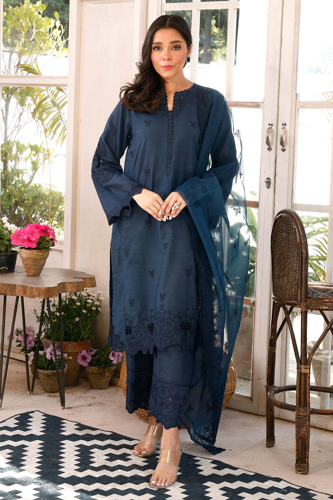 LSM Lakhany Pret/Stitched – Raw Silk Embroidered Collection LG-IZ-0121