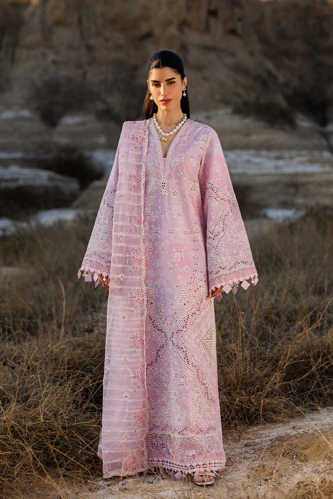 Emaan Adeel Sunlit Groove Luxury Lawn – SUMMER SORBET