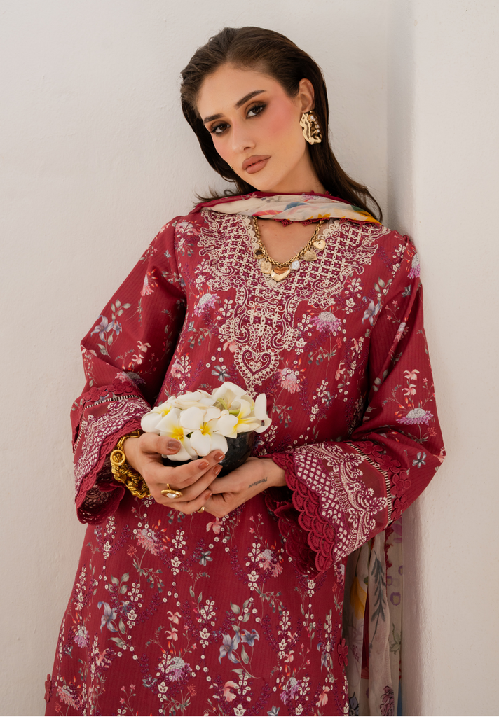 Aabyaan Shezlin Chikankari Lawn Edit – AMARA (AZ-06)