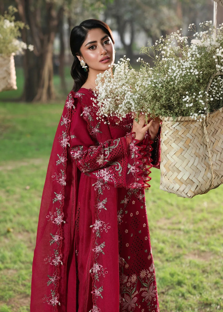 Sardinia Tales of Petals Lawn – FLORAL FUCHSIA