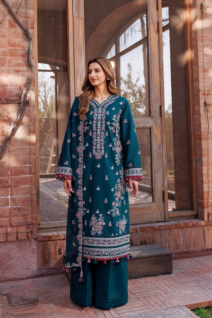 Farasha Dastoor Embroidered Lawn Collection – Emerald Charm