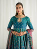 Gulaal Aira Printed Silk Formals – Azure