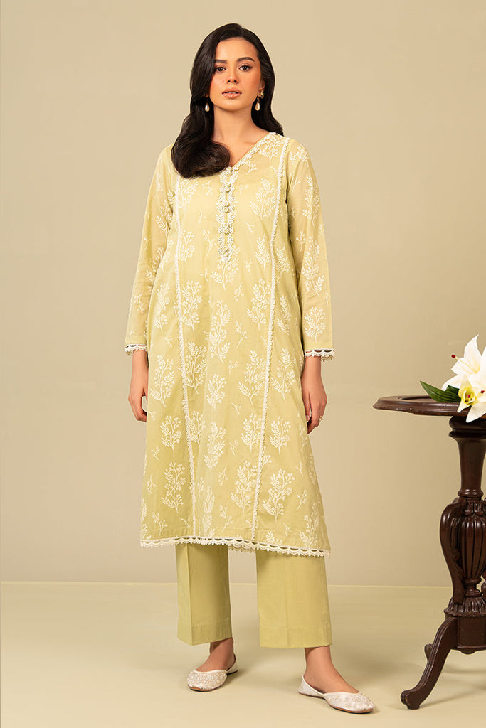 Cross Stitch Daily Wear – ANTIQUE CHARM-2 PIECE PRINTED SUIT