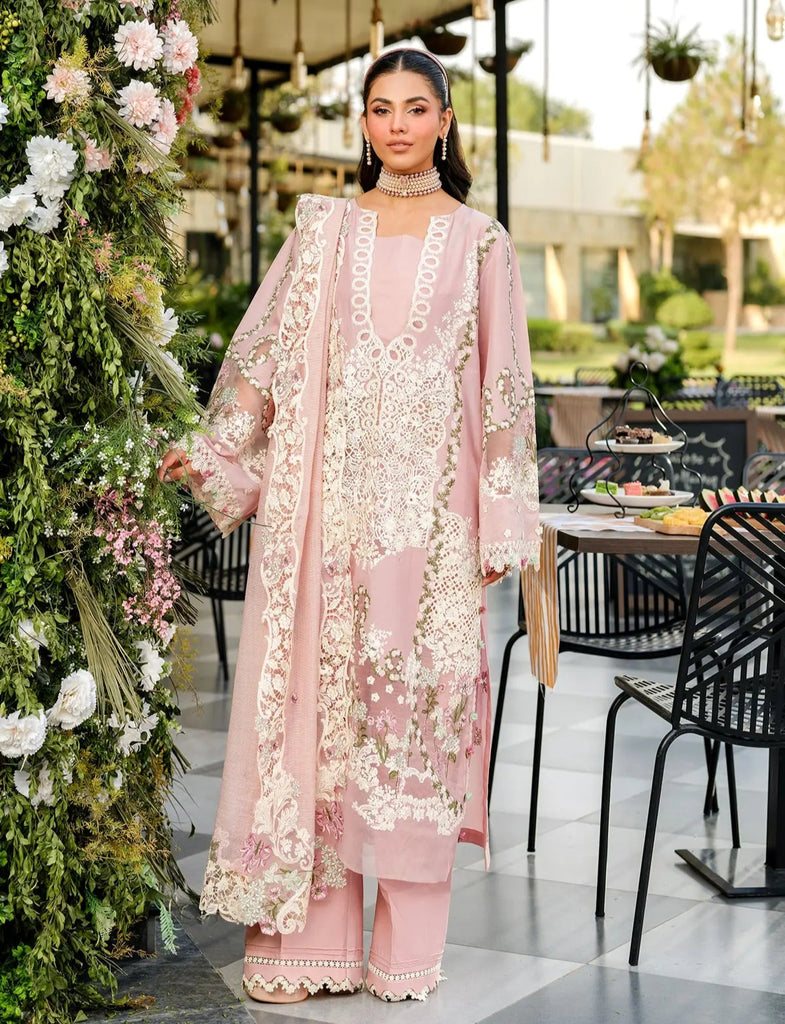 Elaf Luxury Lawn – ELH-3B OH MY ROSE