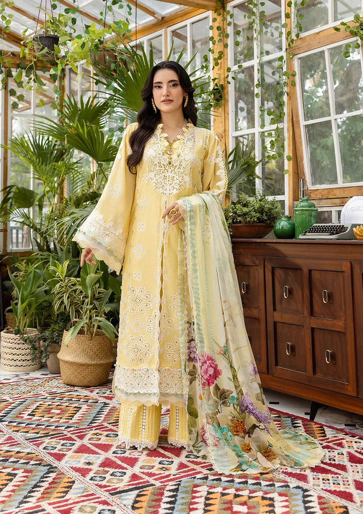 Elaf E.Craft Chikankari Lawn – EEC-2B BUTTER BLOOM