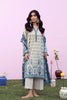 Sahar Mirha Lawn – Indigo Cream Folk