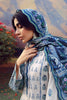 Sahar Mirha Lawn – Indigo Cream Folk