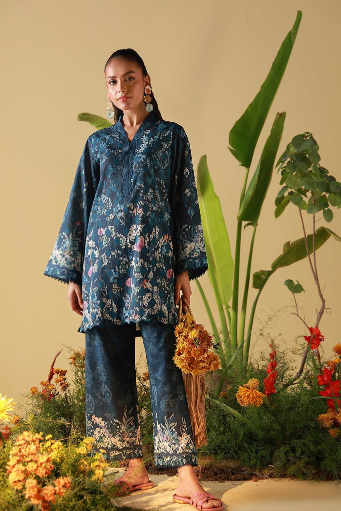 Sahar Mirha 2PC Lawn – Twilight Botanica
