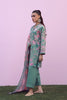 Sahar Mirha Lawn – Olive Blush Reverie