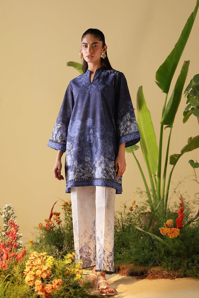 Sahar Mirha 2PC Lawn – Indigo Veil