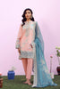 Sahar Mirha Lawn – Blush Azure