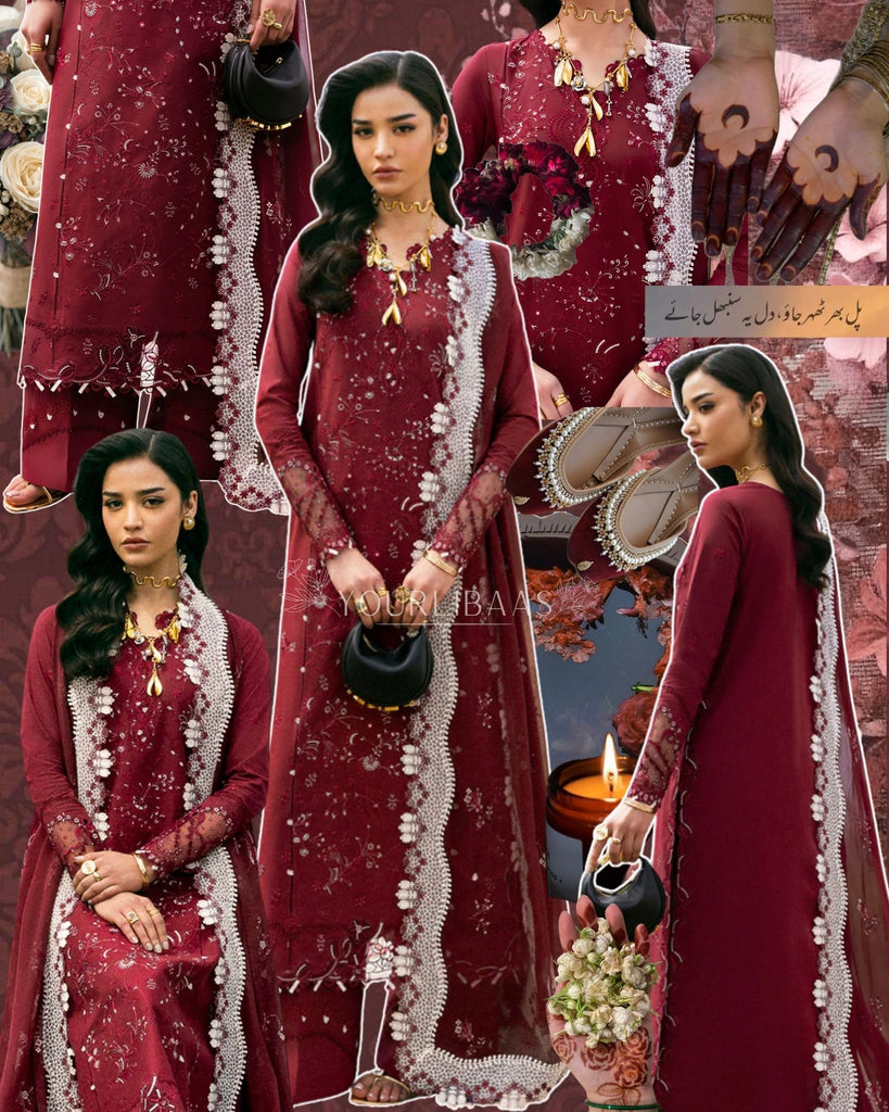 Qalamkar Qlinekari Lawn – DC-06 Aila