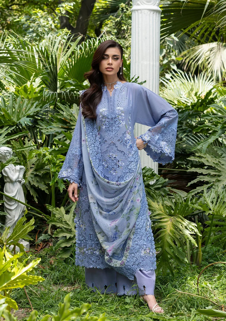 Elaf Luxury Lawn – ELQ-2b Lavender Luxe