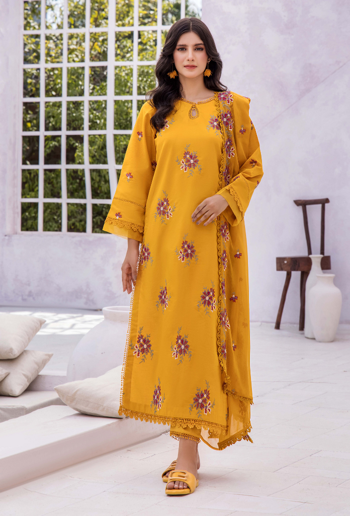 Humdum Lilly Summer Lawn – D07