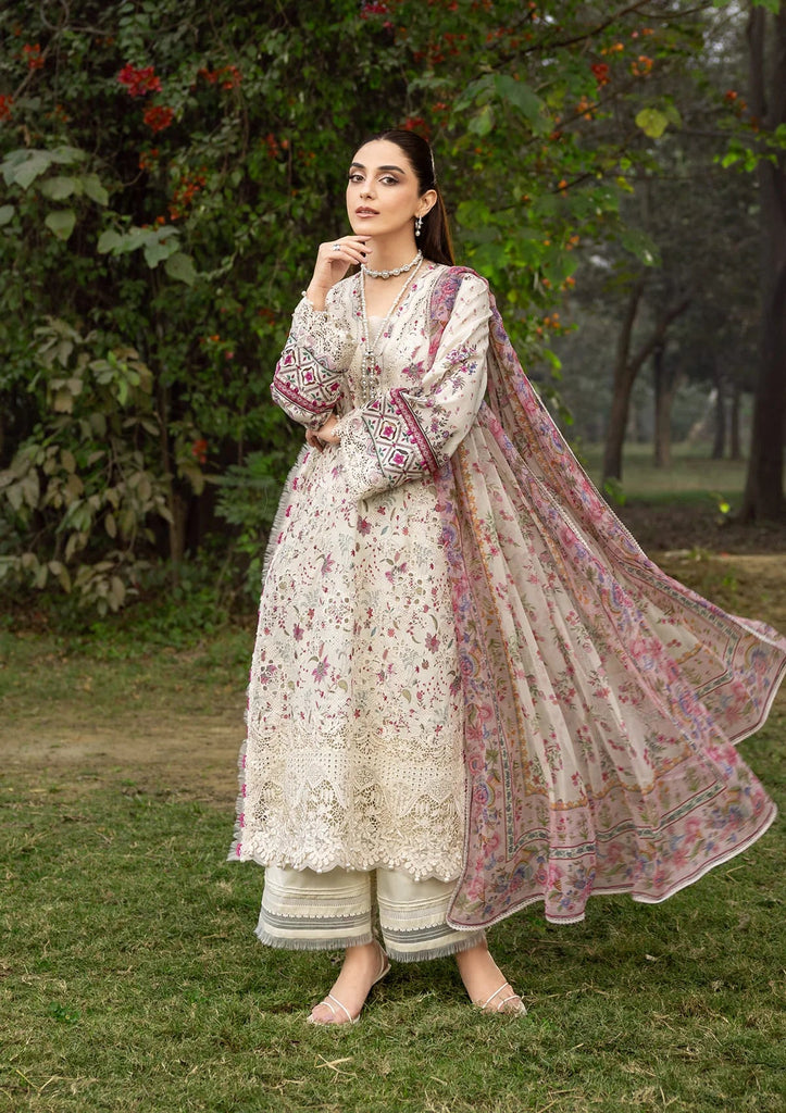 Elaf Chikankari Lawn Prints – ERC-5A MEHR
